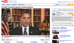 obama-weekly-video-address White House su YouTube
